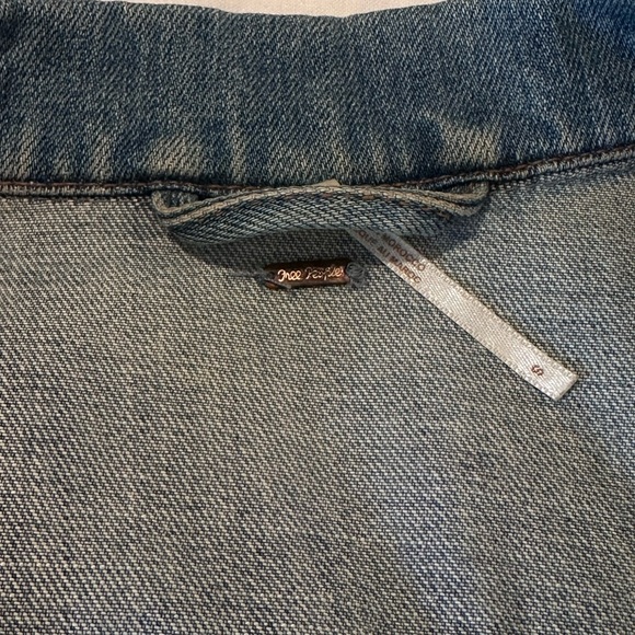 Free People Light Blue Jean Jacket - Picture 3 of 3